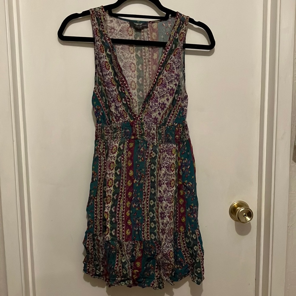 Fun flirty patterned summer dress